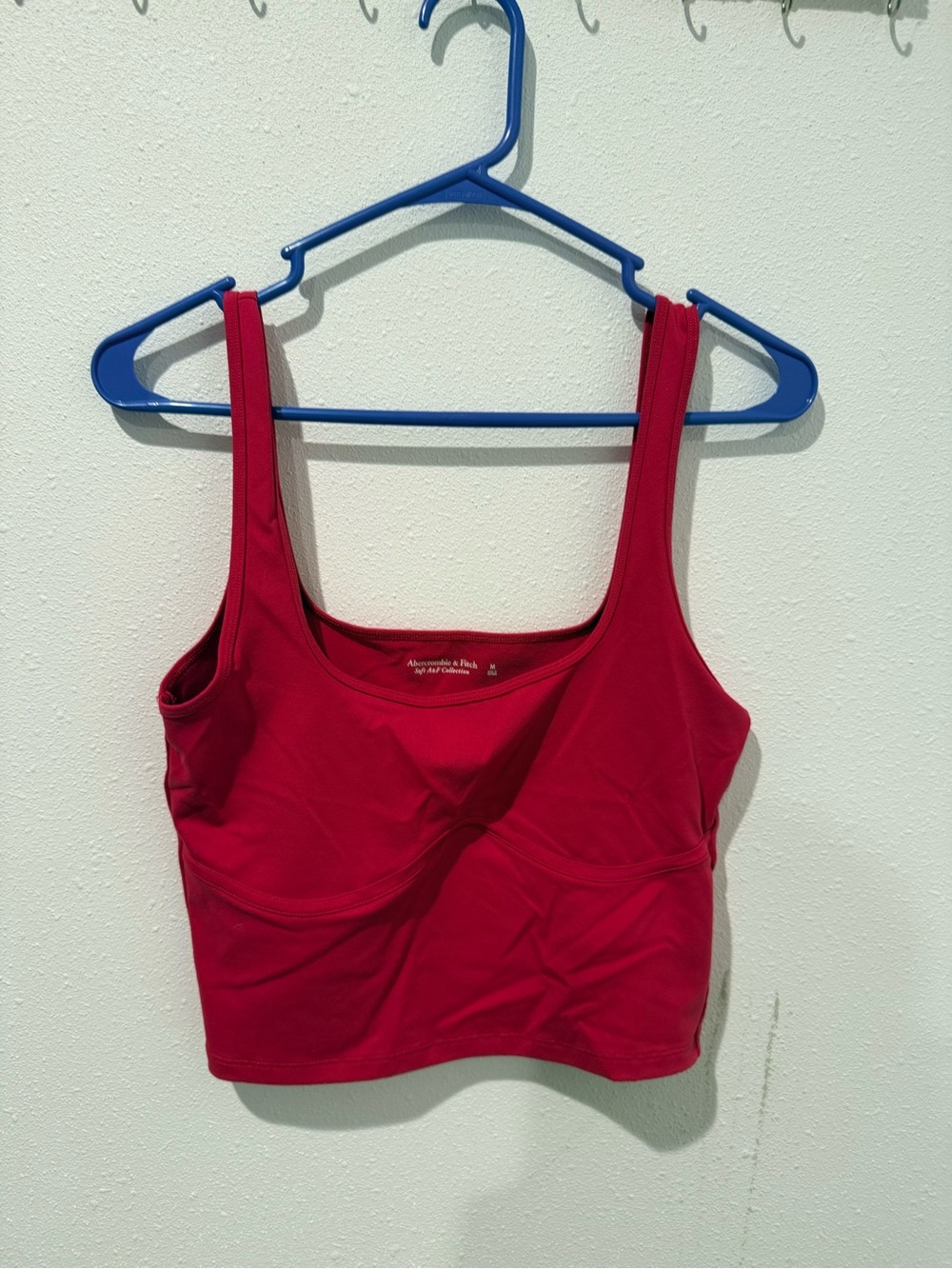 Pink Cropped Tank Top